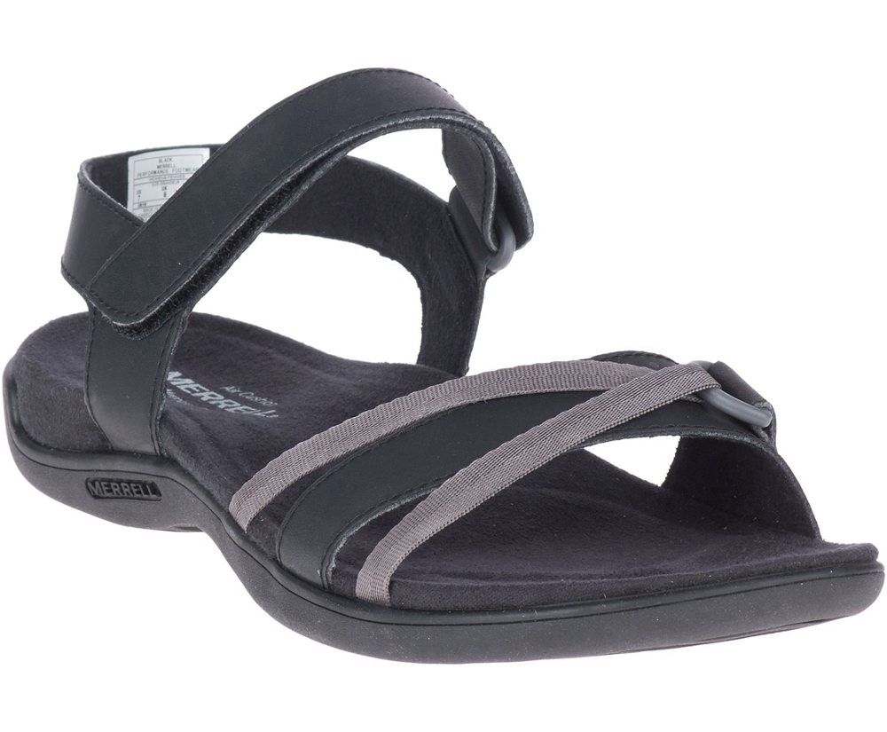 Merrell Sandals Black - District Kindra Strap - Womens 59YJXEDPT